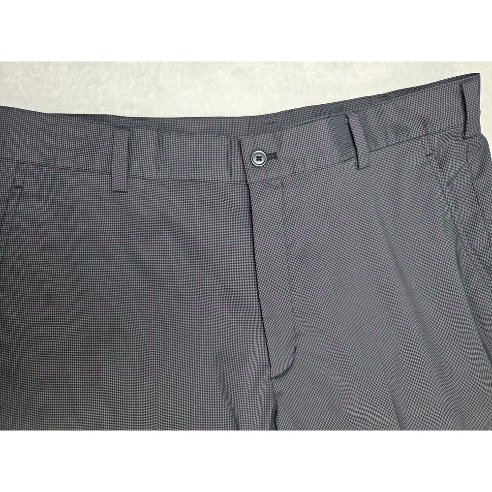 Nike Golf Tartan Plaid Tour Performance Dri Fit Pants Mens 34x30 Gray Athleisure - Picture 3 of 9